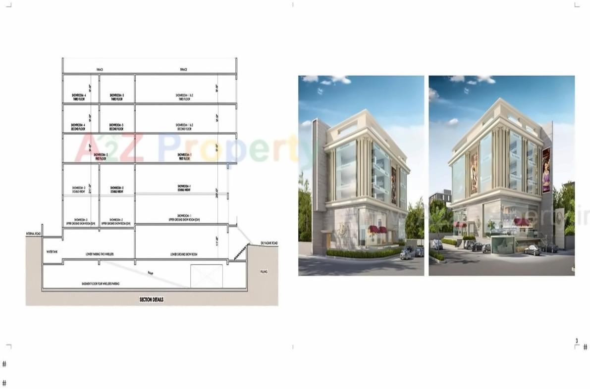 Layout of real estate project Classic Gem located at Rajkot, Rajkot, Gujarat
