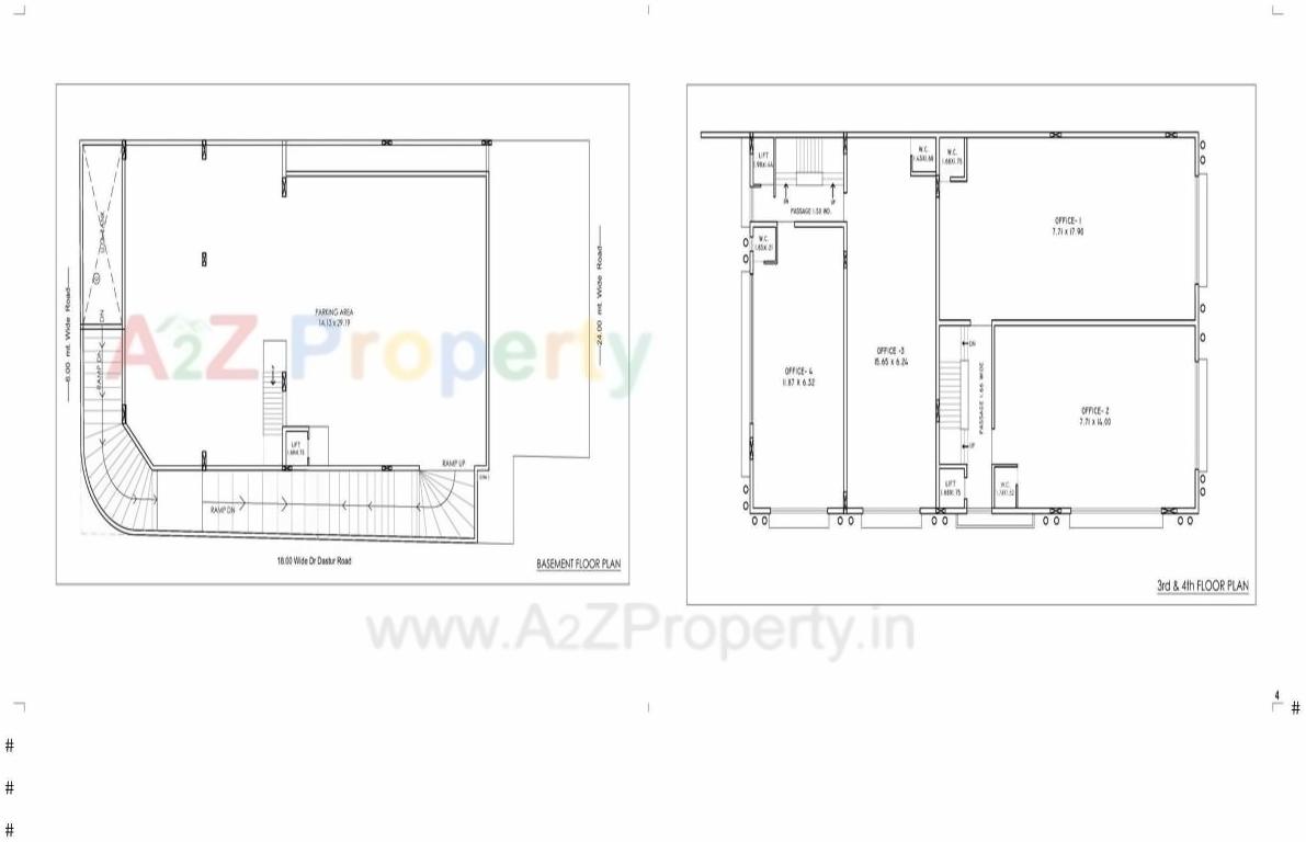 Layout of real estate project Classic Gem located at Rajkot, Rajkot, Gujarat