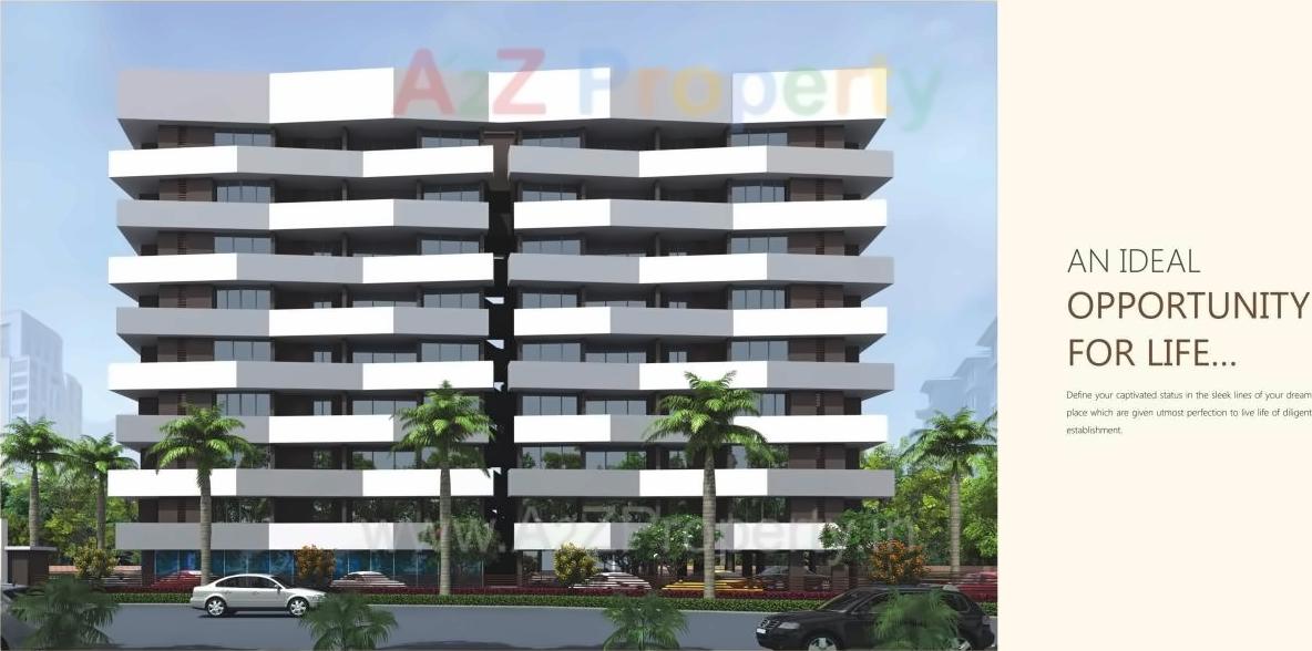 3D Elevation of real estate project Copper Classic located at Rajkot, Rajkot, Gujarat