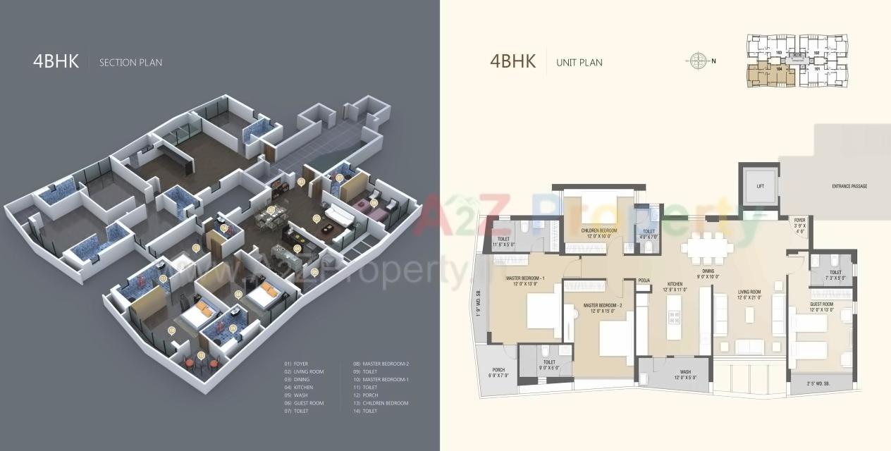 Layout of real estate project Copper Classic located at Rajkot, Rajkot, Gujarat