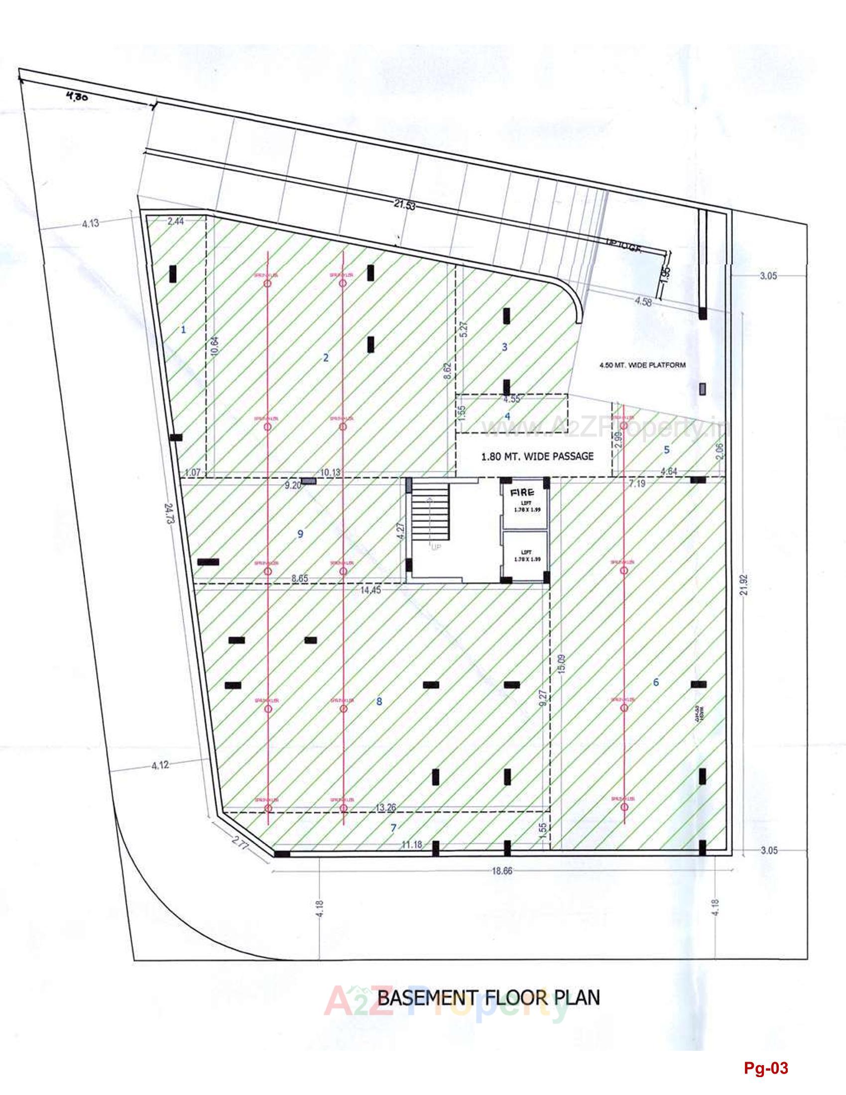 Layout of real estate project Copper Corner located at Rajkot, Rajkot, Gujarat