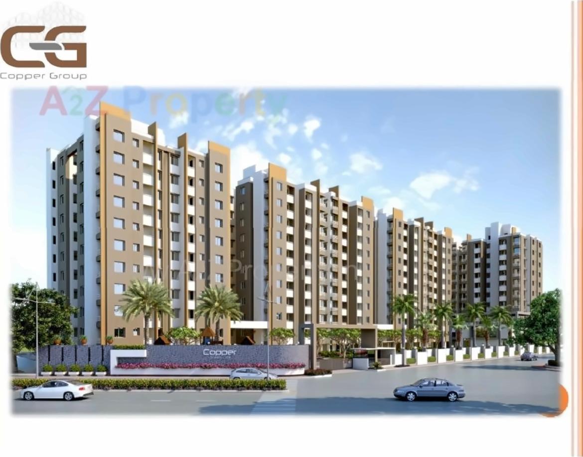 3D Elevation of real estate project Copper Green City located at Rajkot, Rajkot, Gujarat