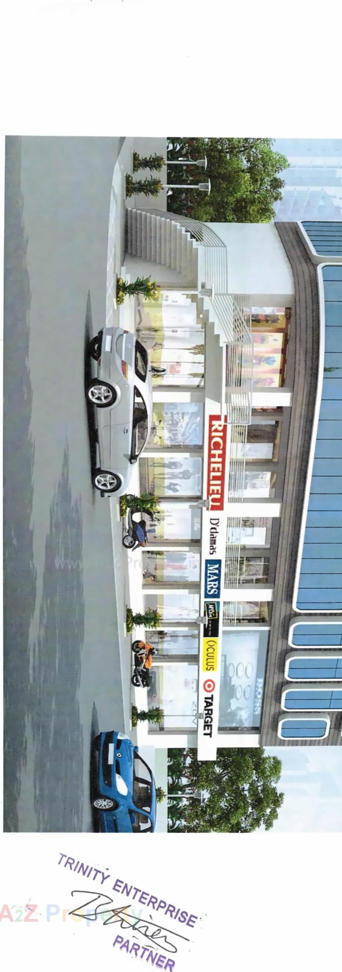 3D Elevation of real estate project Copper Green Corner located at Rajkot, Rajkot, Gujarat