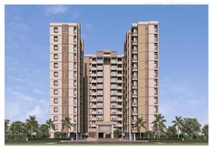 Elevation of real estate project Copper Luxuria located at Mavdi, Rajkot, Gujarat