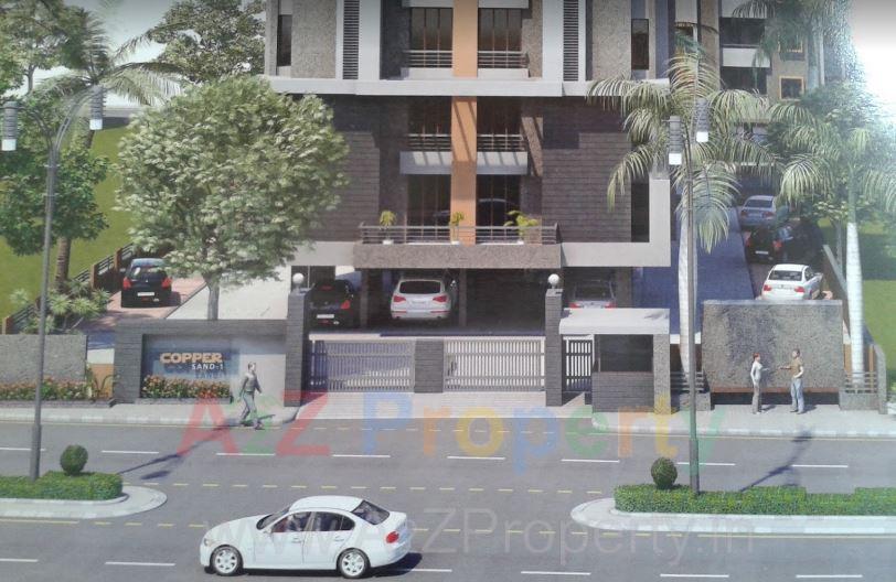 3D Elevation of real estate project Copper Sand (unit B) located at Mavdi, Rajkot, Gujarat