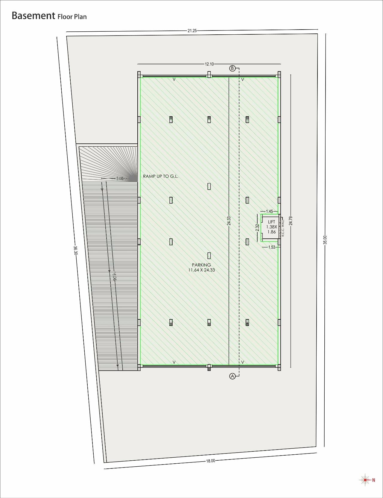 Layout of real estate project Corporate Avenue located at Nana-mava, Rajkot, Gujarat