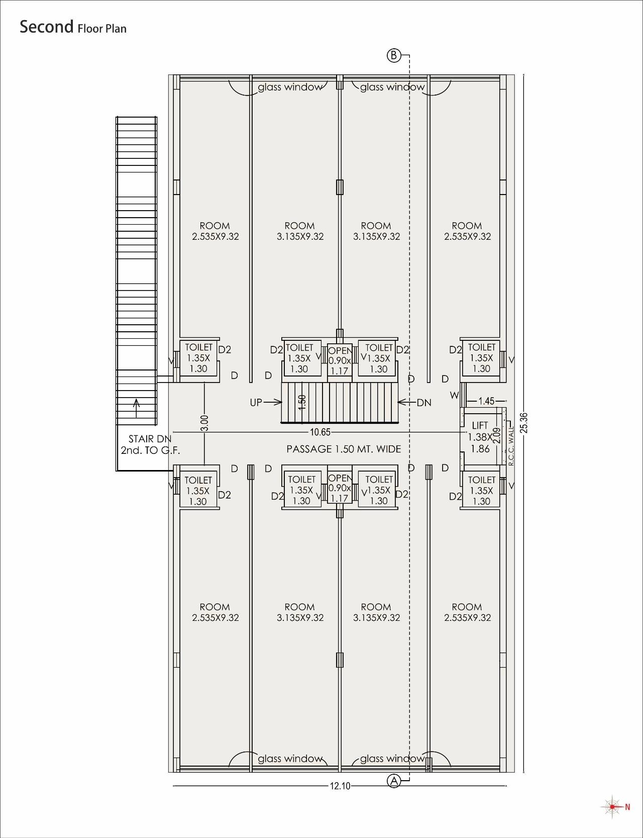 Layout of real estate project Corporate Avenue located at Nana-mava, Rajkot, Gujarat