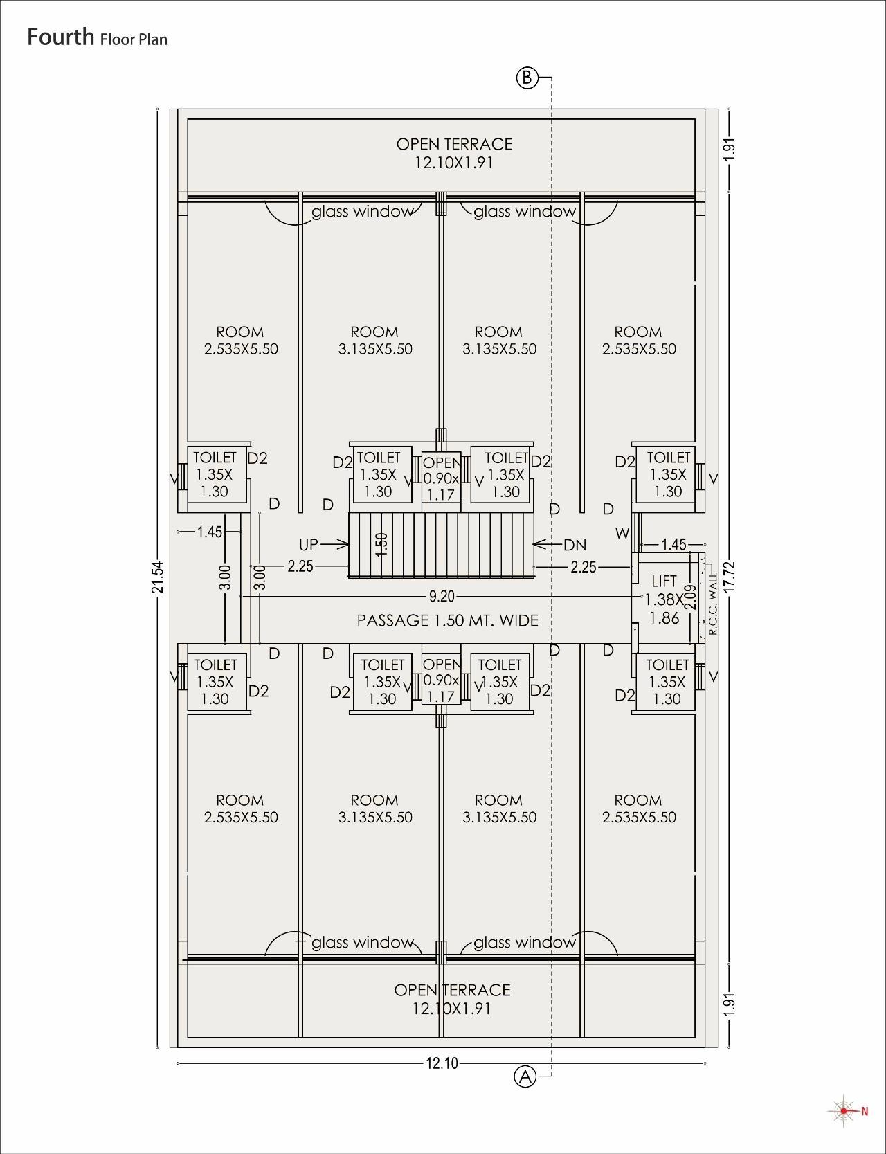 Layout of real estate project Corporate Avenue located at Nana-mava, Rajkot, Gujarat