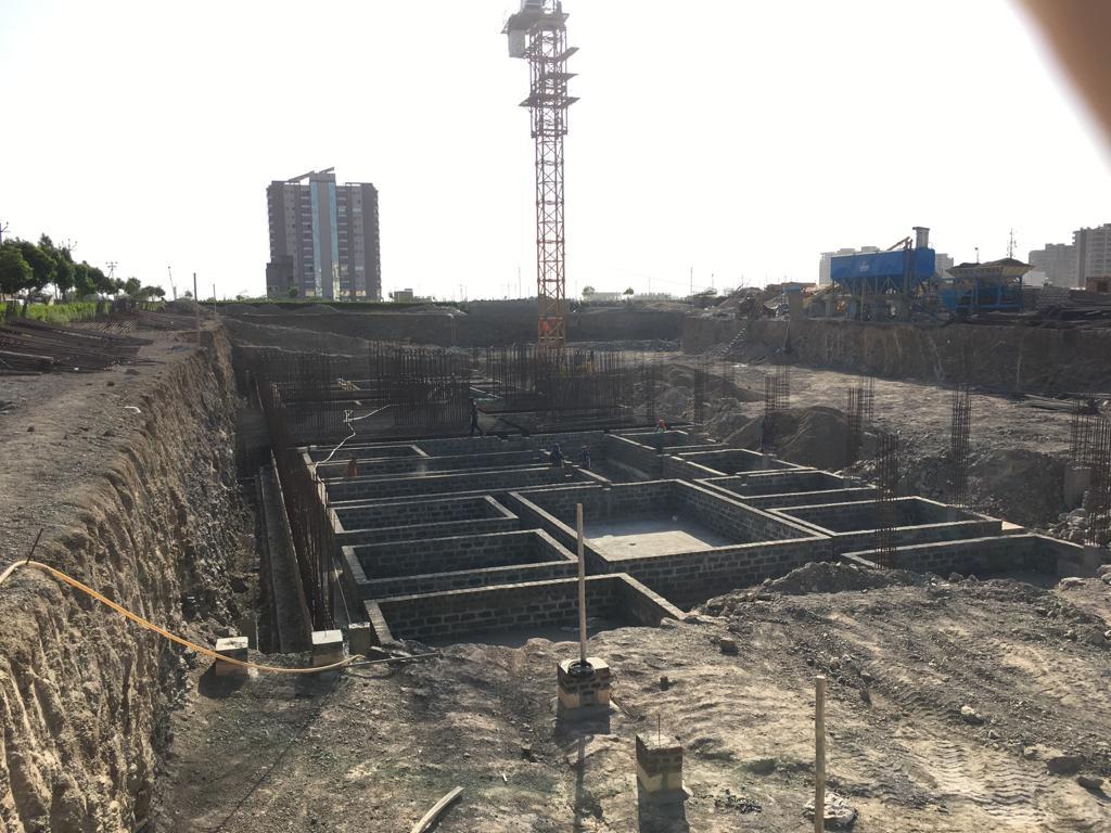 158605_const of real estate project Cosmos Heights located at Mavdi, Rajkot, Gujarat