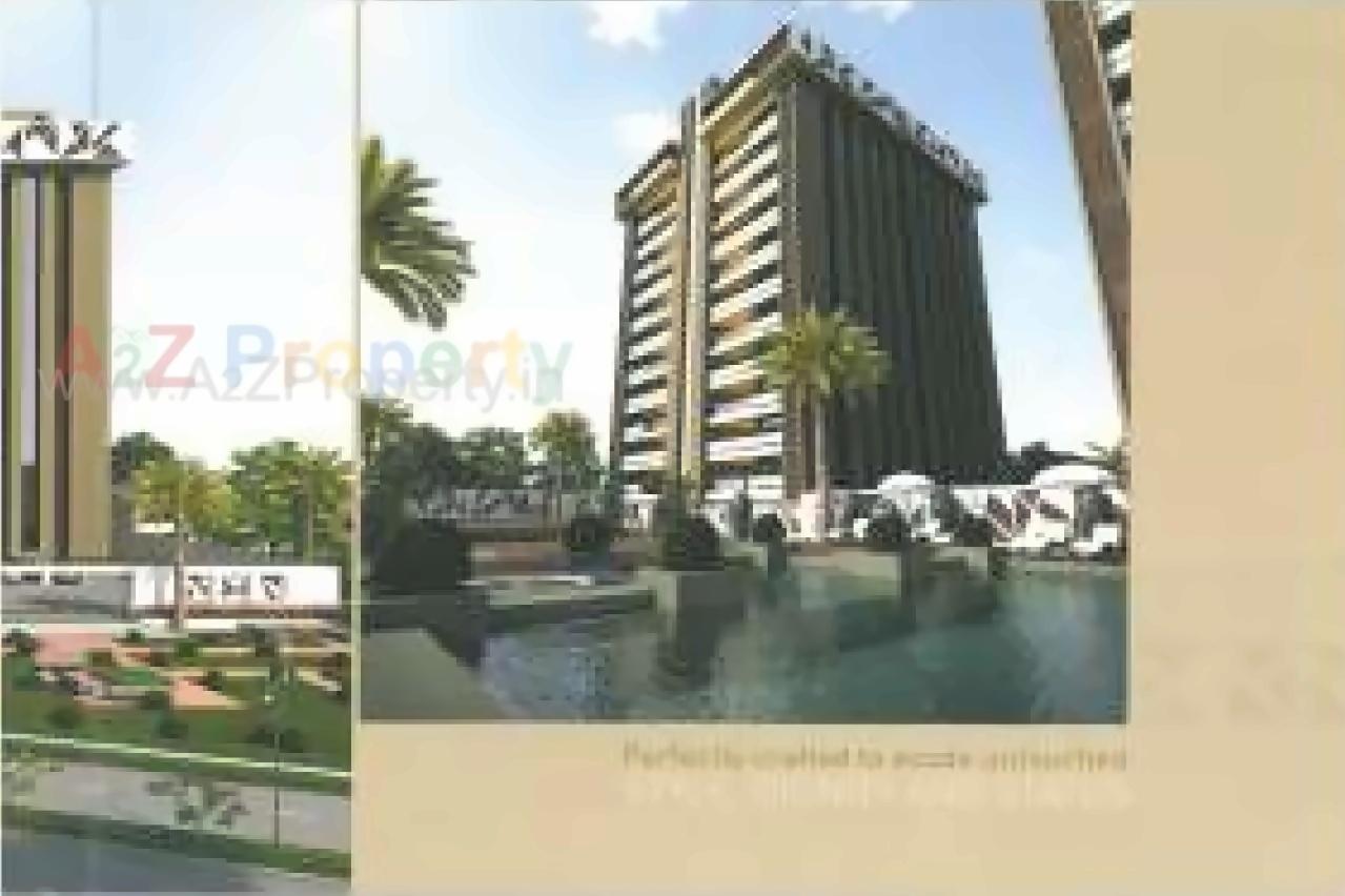 3D Elevation of real estate project Cozy Courtyard located at Mota-mava, Rajkot, Gujarat