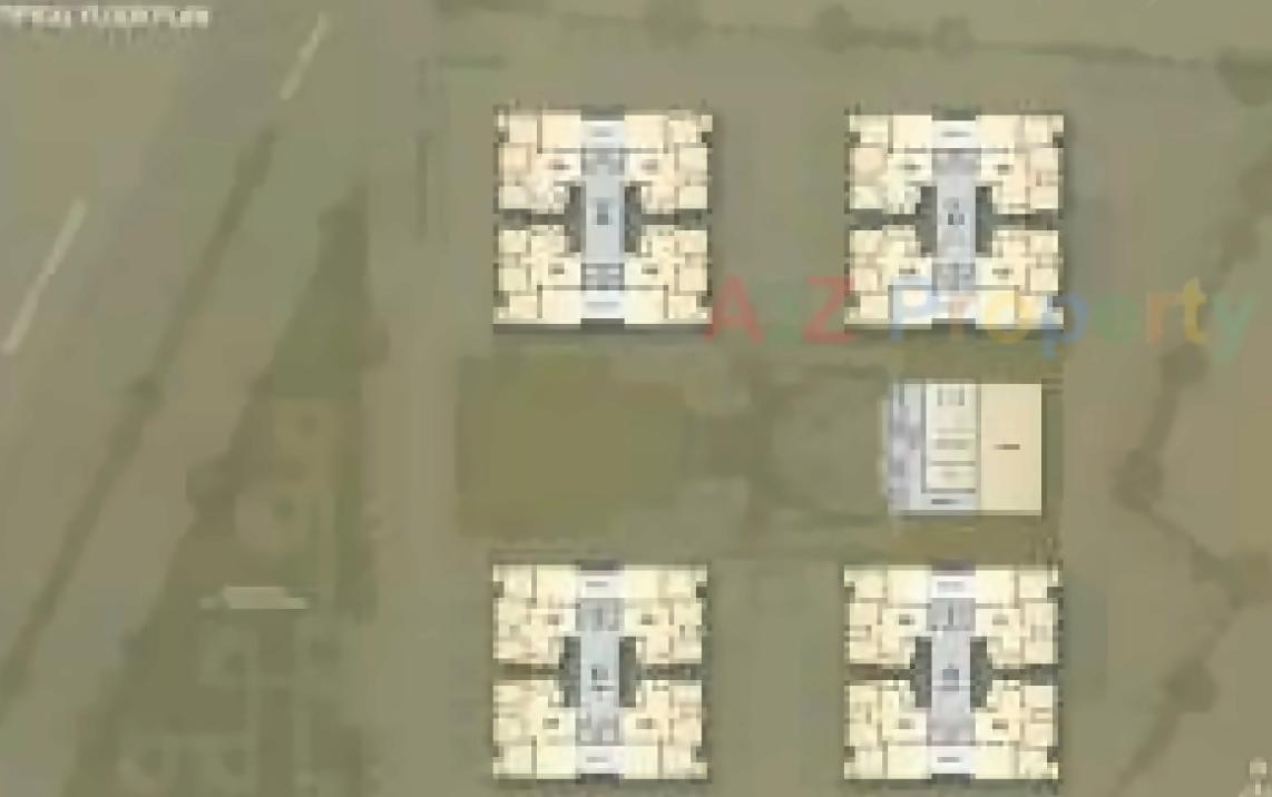 Layout of real estate project Cozy Courtyard located at Mota-mava, Rajkot, Gujarat