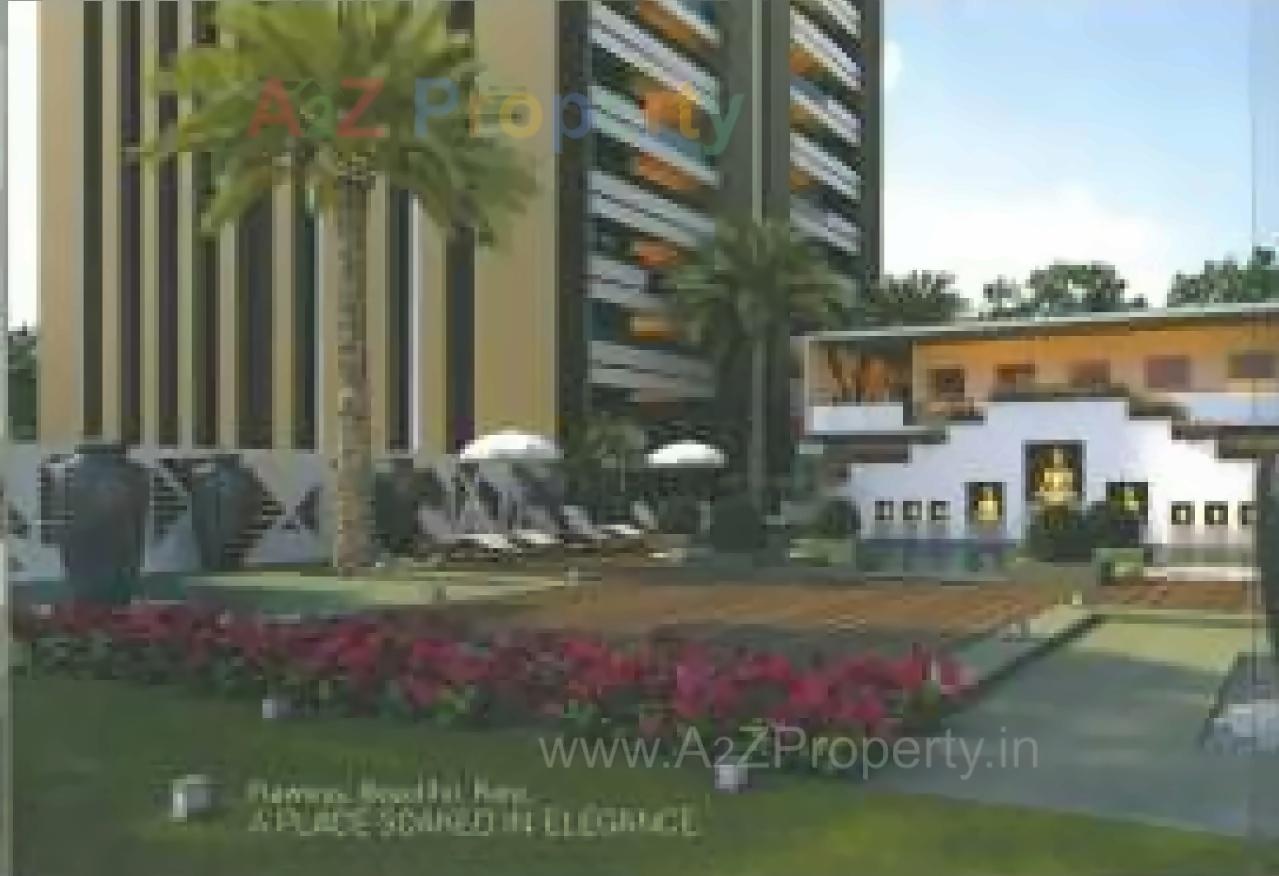 3D Elevation of real estate project Cozy Courtyard located at Mota-mava, Rajkot, Gujarat