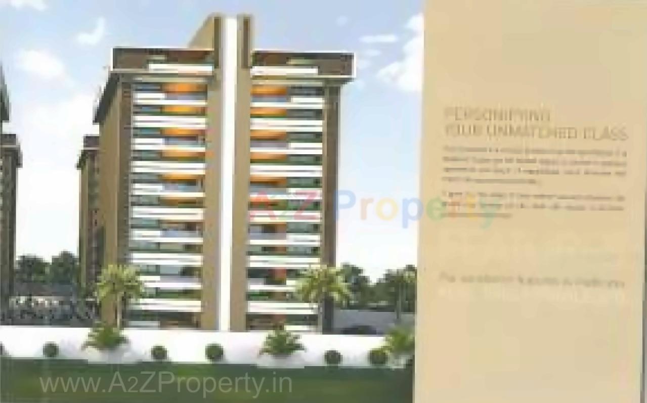 3D Elevation of real estate project Cozy Courtyard located at Mota-mava, Rajkot, Gujarat