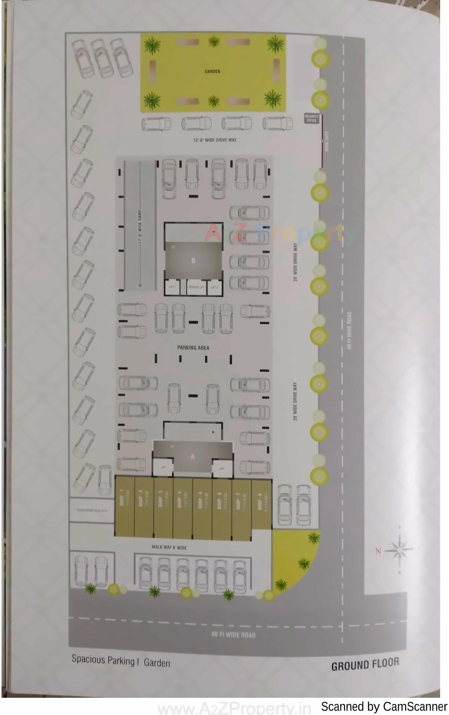 Layout of real estate project Crystal City located at Rajkot, Rajkot, Gujarat