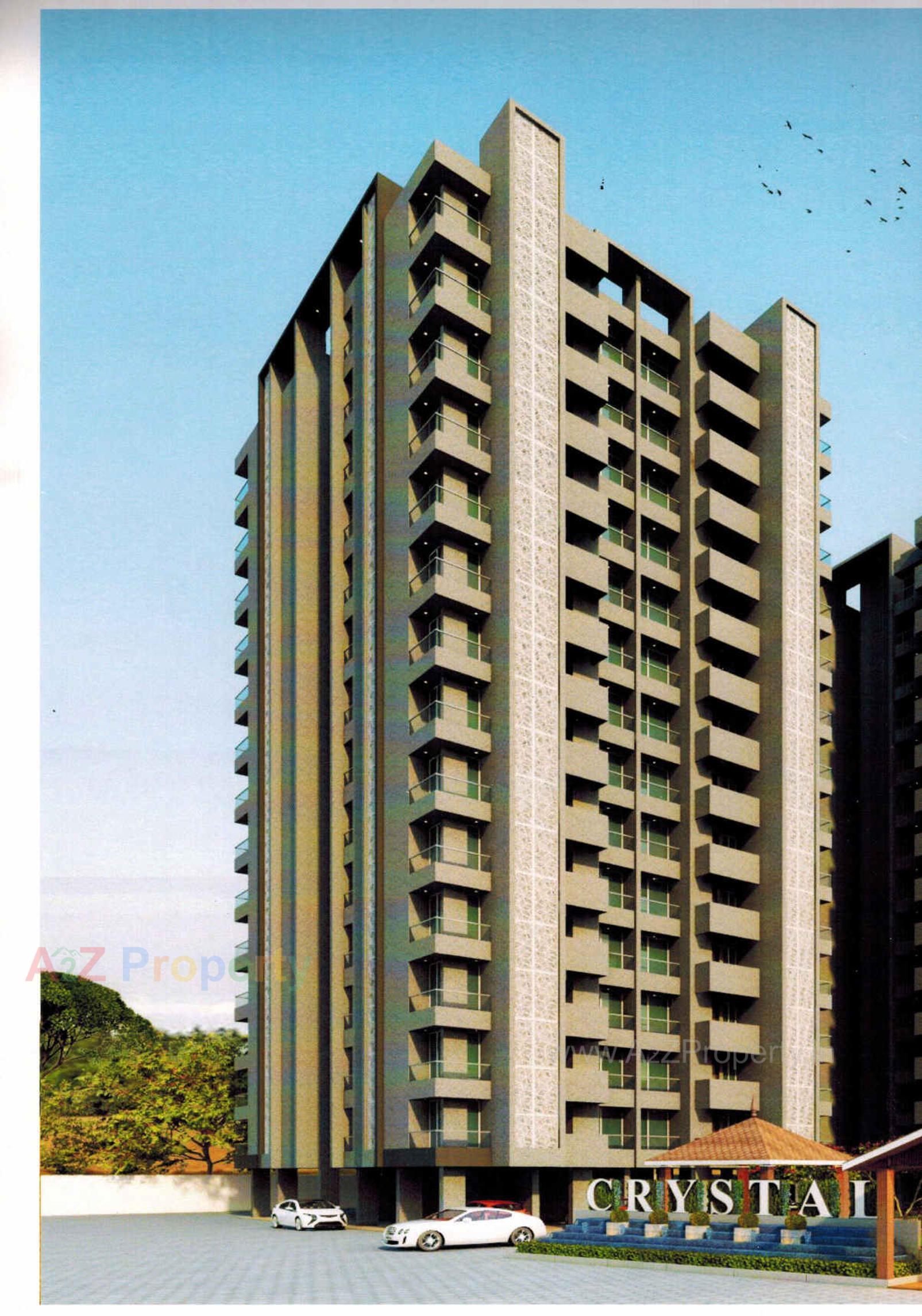 3D Elevation of real estate project Crystal Heaven located at Rajkot, Rajkot, Gujarat
