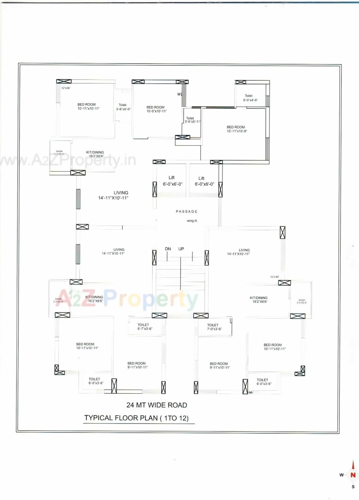 Layout of real estate project Crystal Heights located at Mavdi, Rajkot, Gujarat