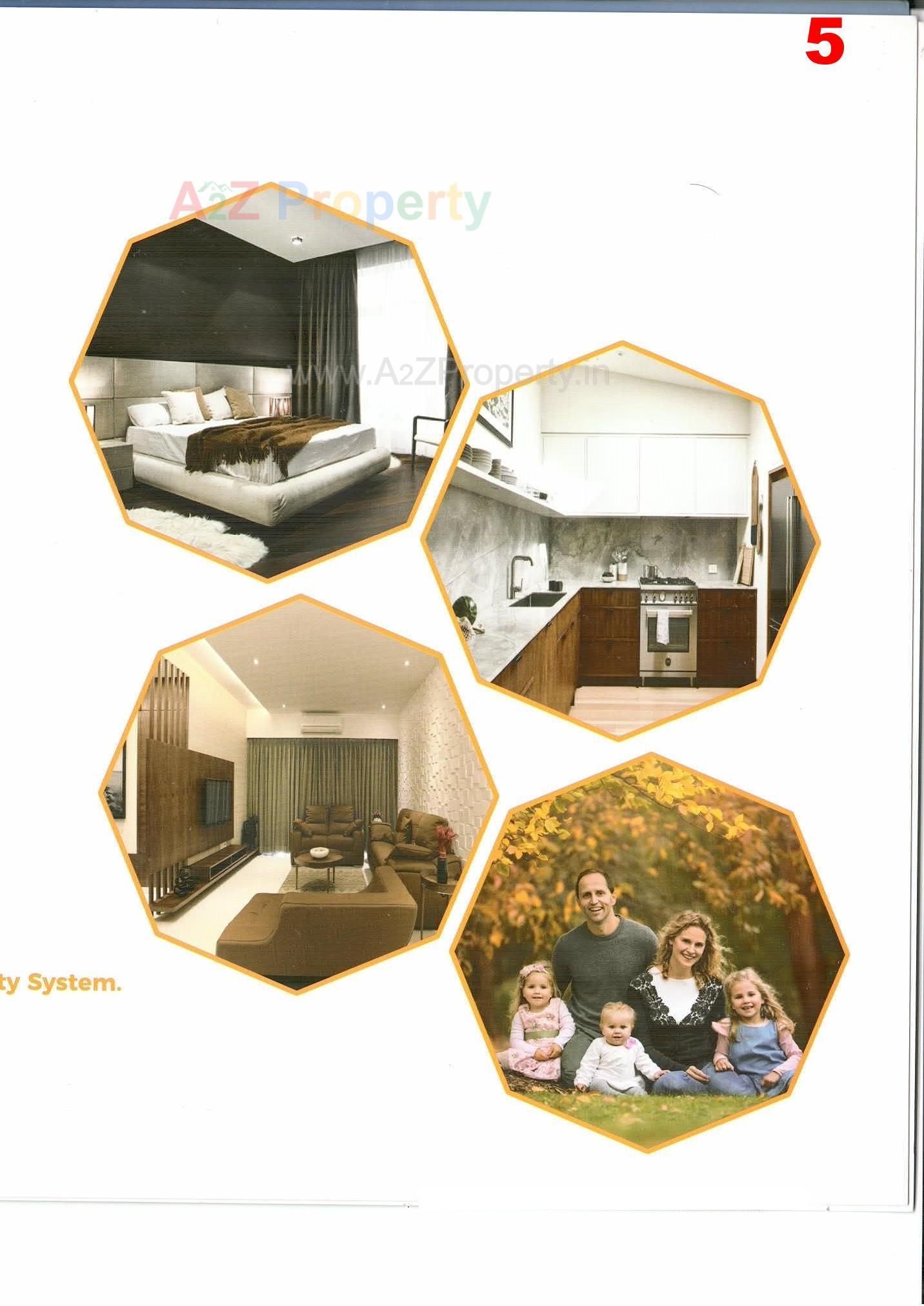 3D Elevation of real estate project Crystal Heights located at Raiya, Rajkot, Gujarat