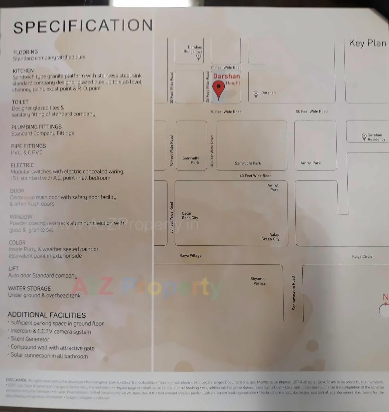  of real estate project Darshan Heights located at Raiya, Rajkot, Gujarat