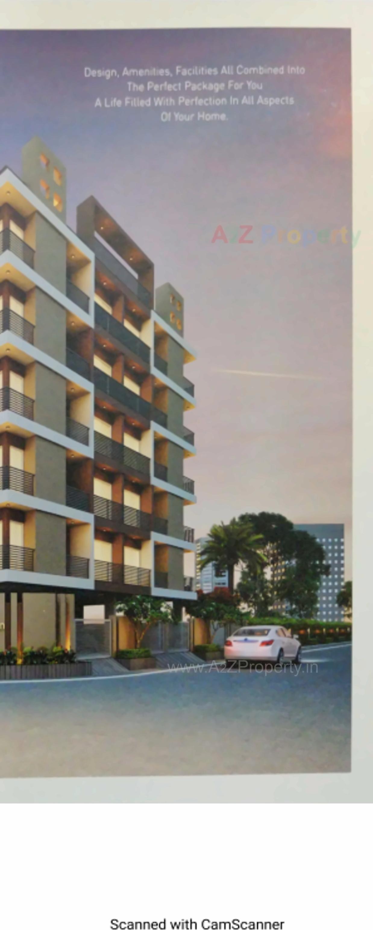 3D Elevation of real estate project Darshan Plus located at Raiya, Rajkot, Gujarat