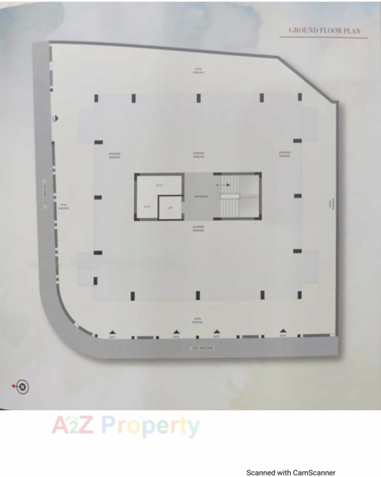 Layout of real estate project Darshan Plus located at Raiya, Rajkot, Gujarat
