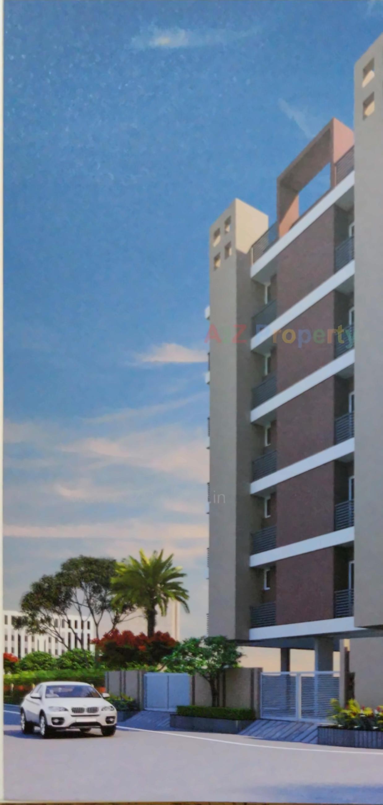 3D Elevation of real estate project Darshan Plus located at Raiya, Rajkot, Gujarat