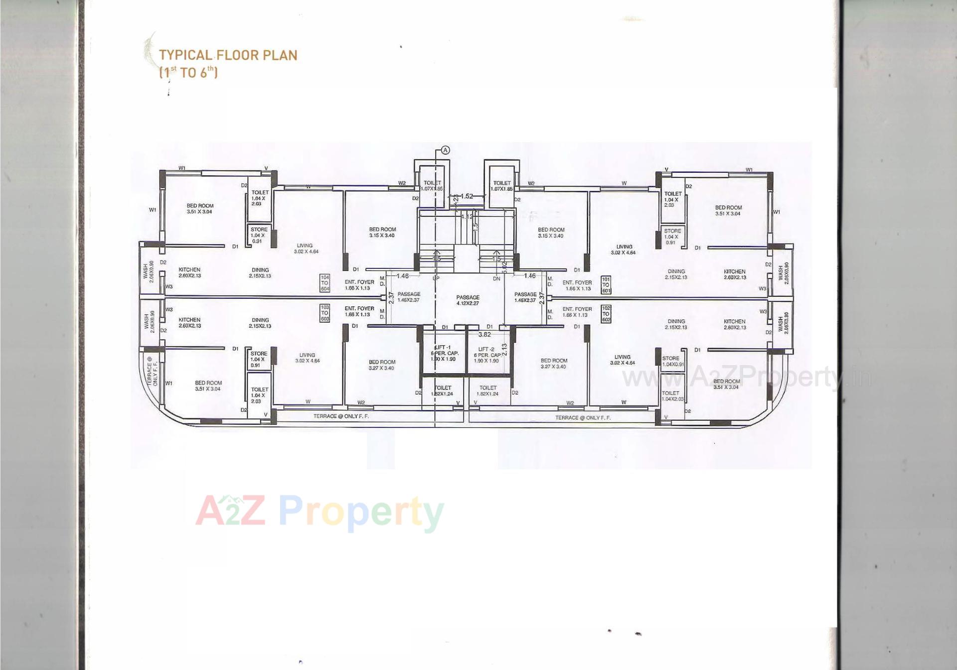 Layout of real estate project Darshan Setu located at Raiya, Rajkot, Gujarat