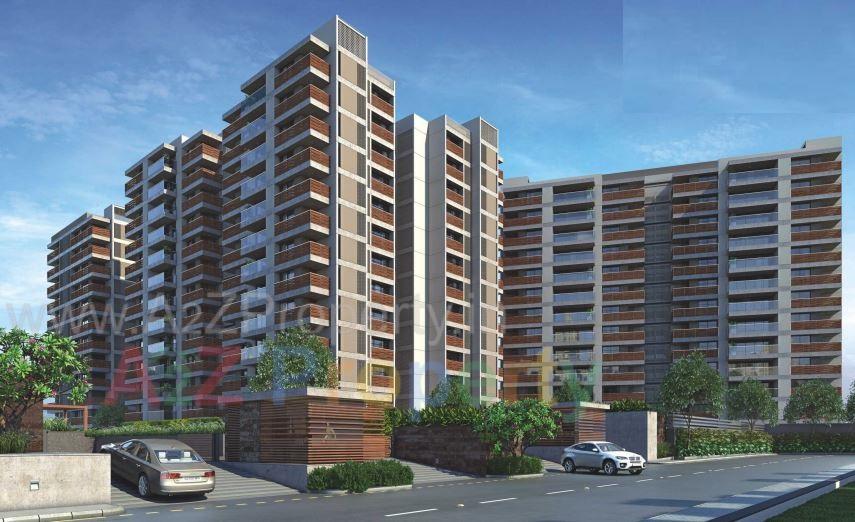 3D Elevation of real estate project Decora West Hill located at Munjka, Rajkot, Gujarat