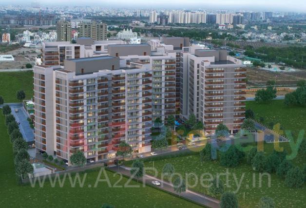 3D Elevation of real estate project Decora West Hill located at Munjka, Rajkot, Gujarat