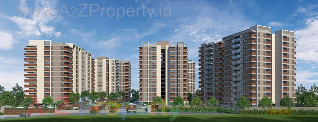 3D Elevation of real estate project Decora West Hill located at Munjka, Rajkot, Gujarat