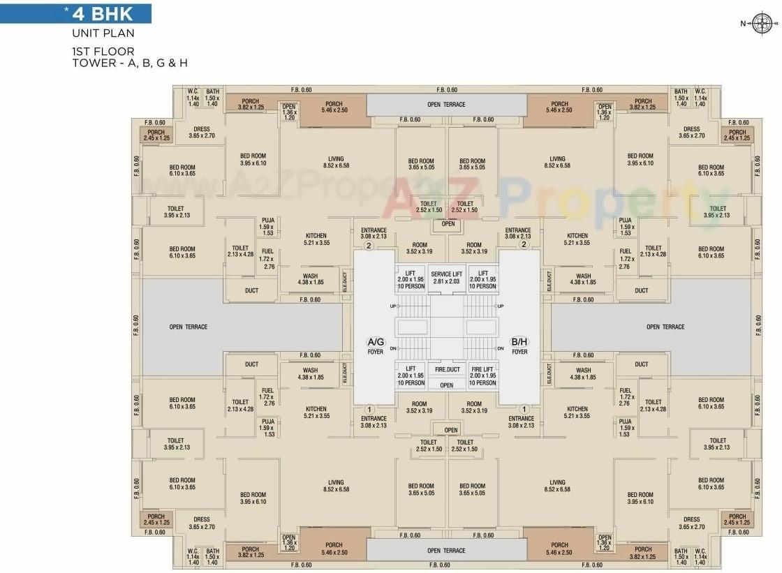 Layout of real estate project Decora World located at Munjka, Rajkot, Gujarat