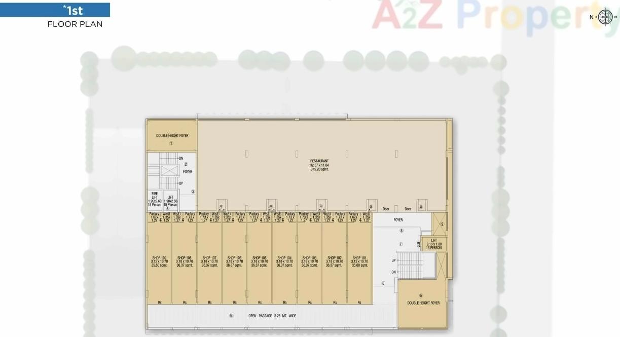 Layout of real estate project Decora World located at Munjka, Rajkot, Gujarat