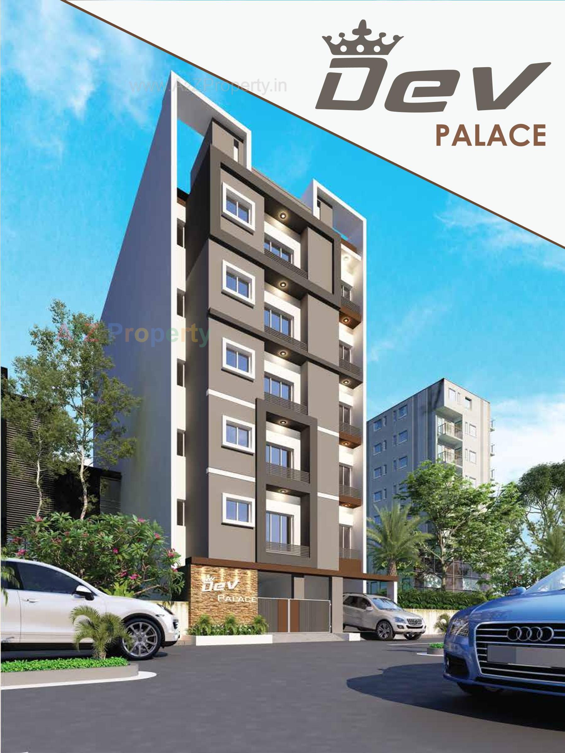 3D Elevation of real estate project Dev Palace located at Mavdi, Rajkot, Gujarat