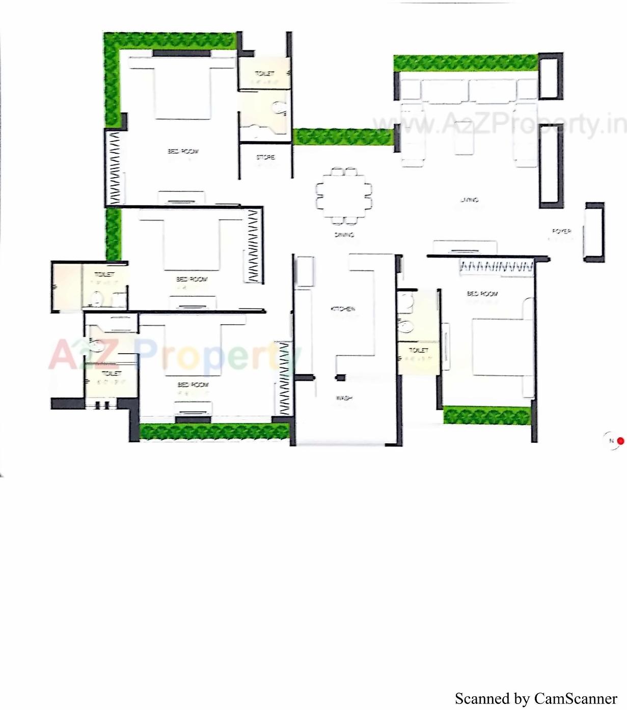 Layout of real estate project Devaangan located at Rajkot, Rajkot, Gujarat