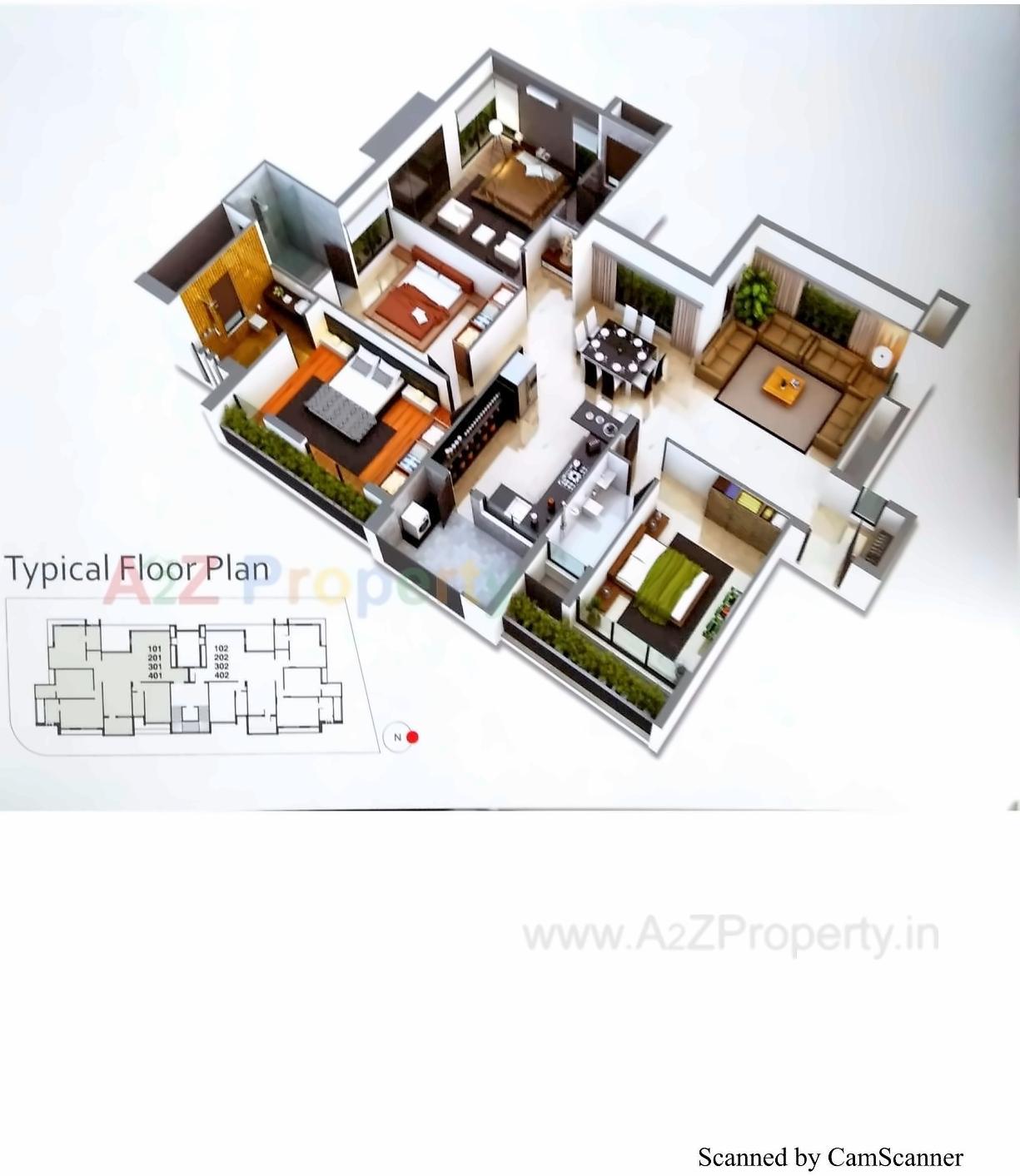 Layout of real estate project Devaangan located at Rajkot, Rajkot, Gujarat