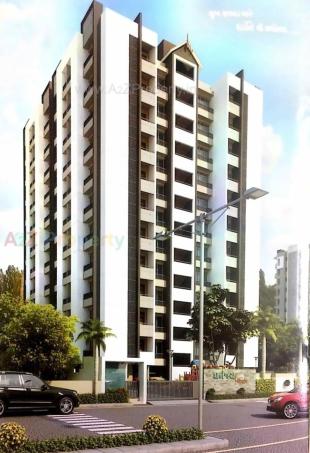 Elevation of real estate project Dhananjay Paradise located at Mavdi, Rajkot, Gujarat