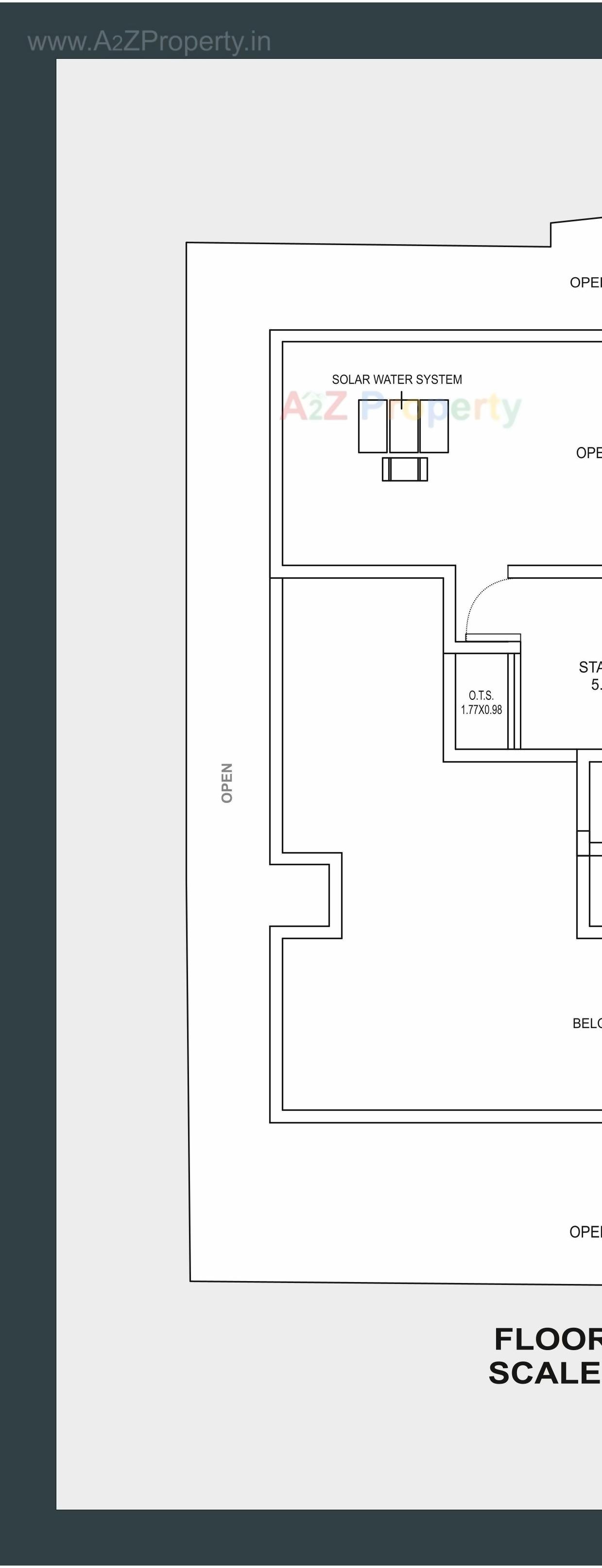Layout of real estate project Dharm Nandan Apartment located at Rajkot, Rajkot, Gujarat