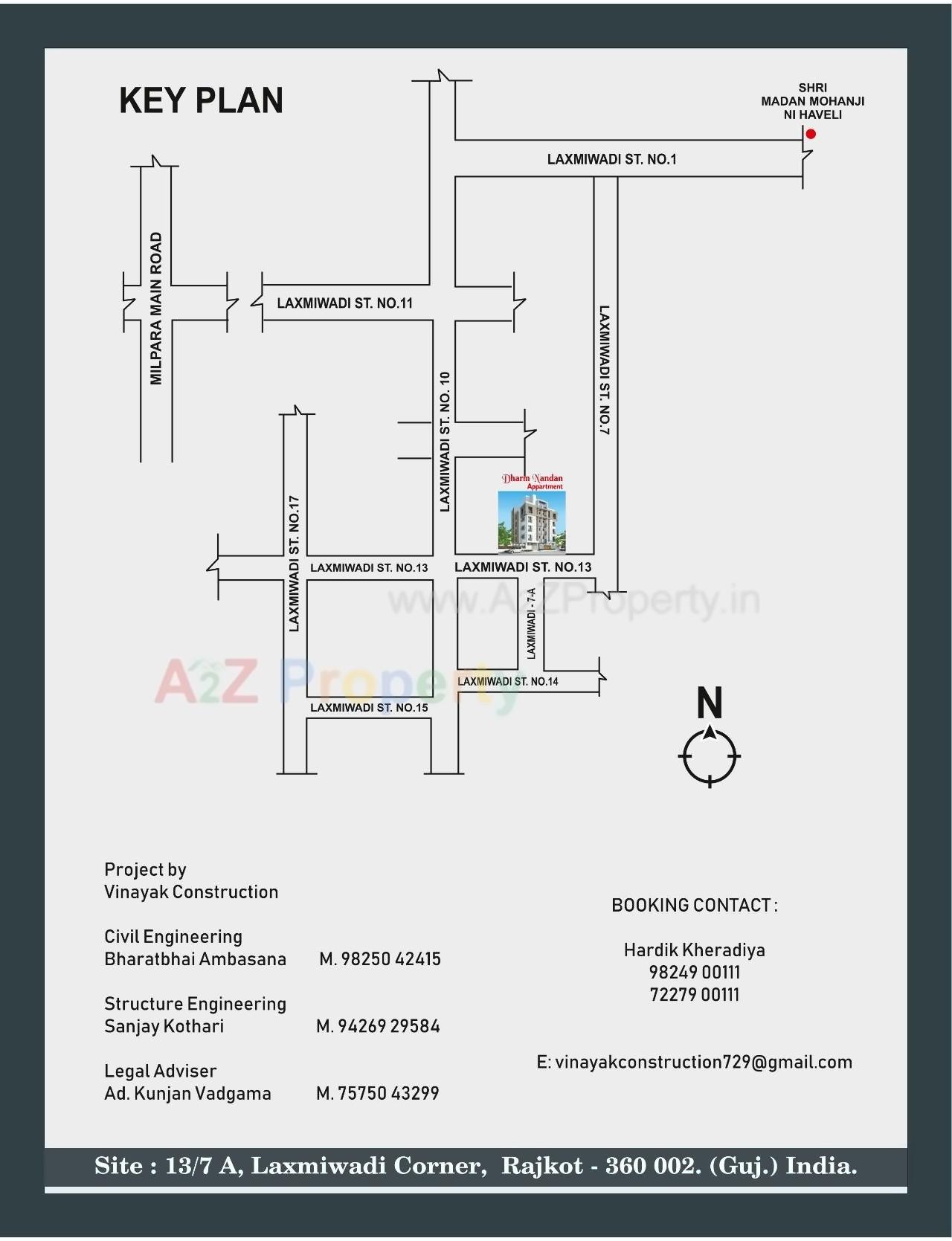  of real estate project Dharm Nandan Apartment located at Rajkot, Rajkot, Gujarat