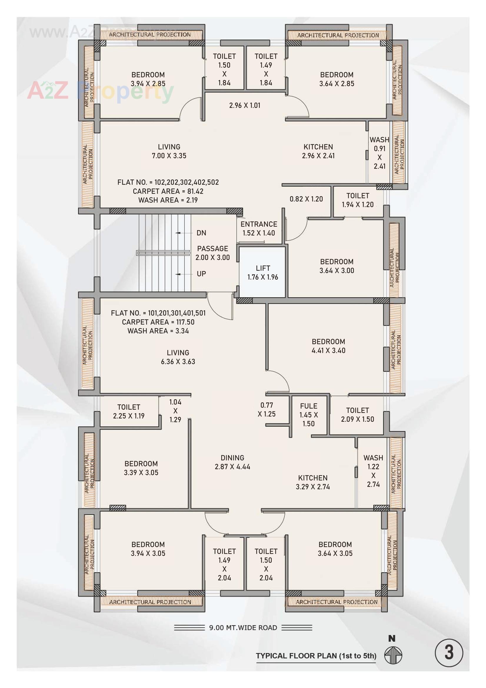 Layout of real estate project Diamond Avani located at Nanamava, Rajkot, Gujarat