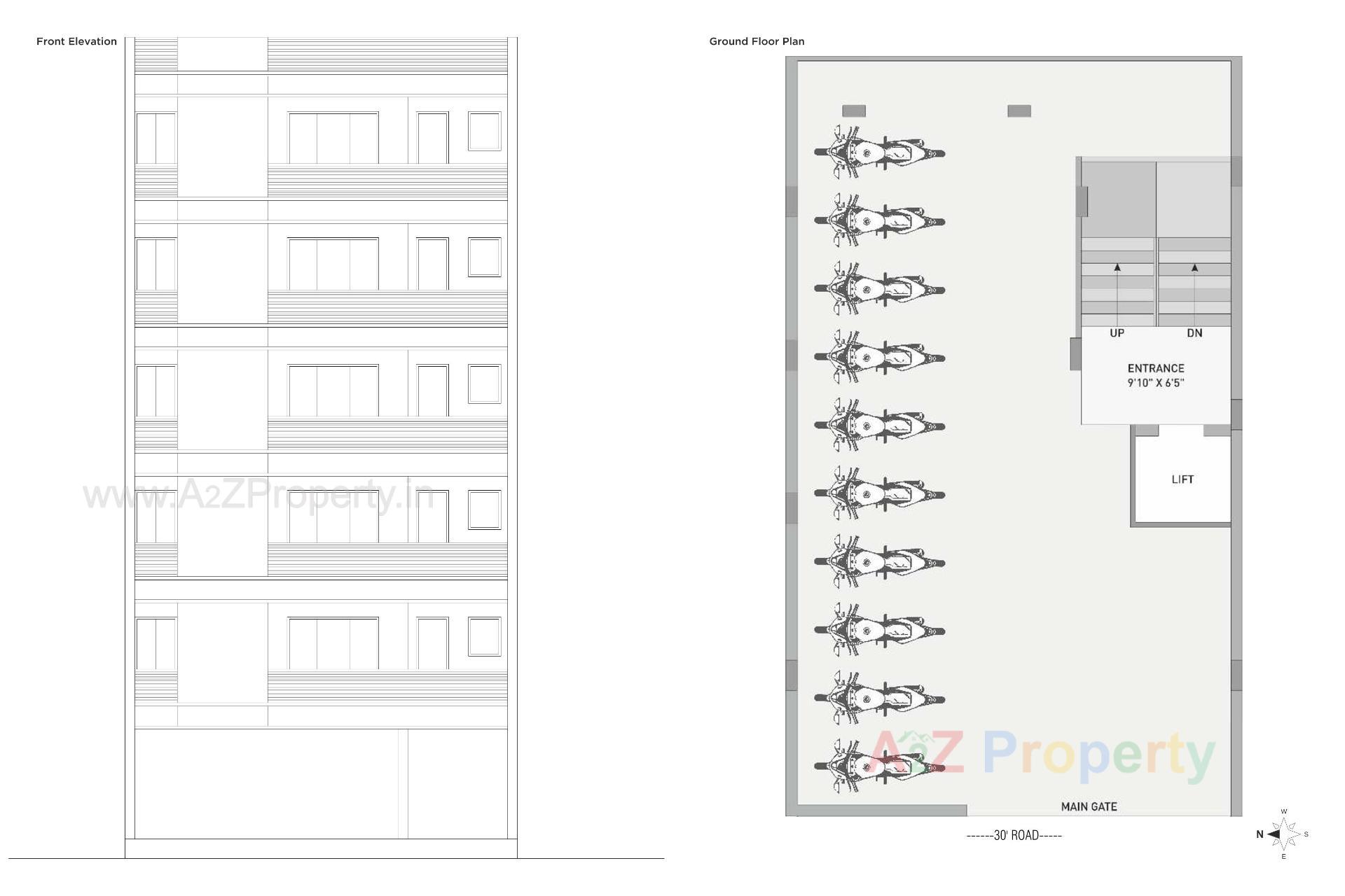 Layout of real estate project Diamond Gruh located at Rajkot, Rajkot, Gujarat