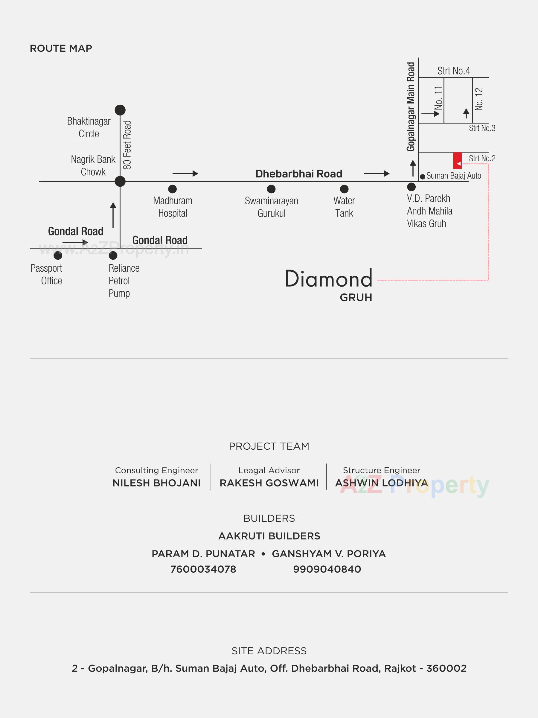  of real estate project Diamond Gruh located at Rajkot, Rajkot, Gujarat