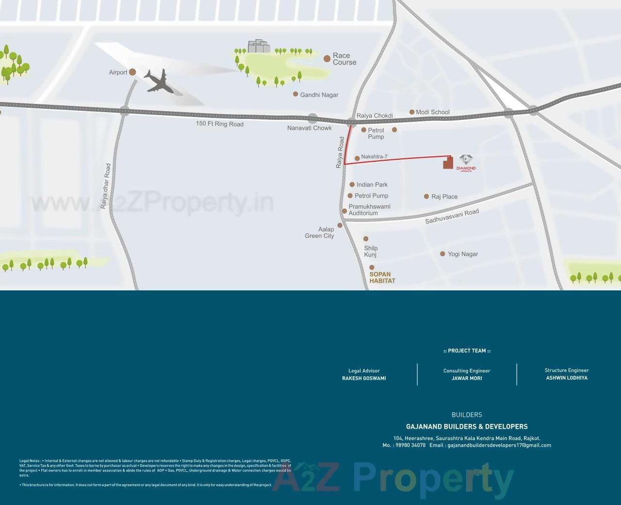  of real estate project Diamond Heights located at Raiya, Rajkot, Gujarat