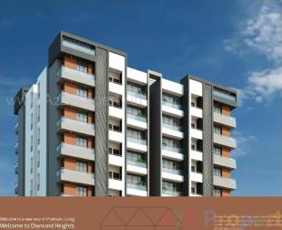 Elevation of real estate project Diamond Heights located at Raiya, Rajkot, Gujarat