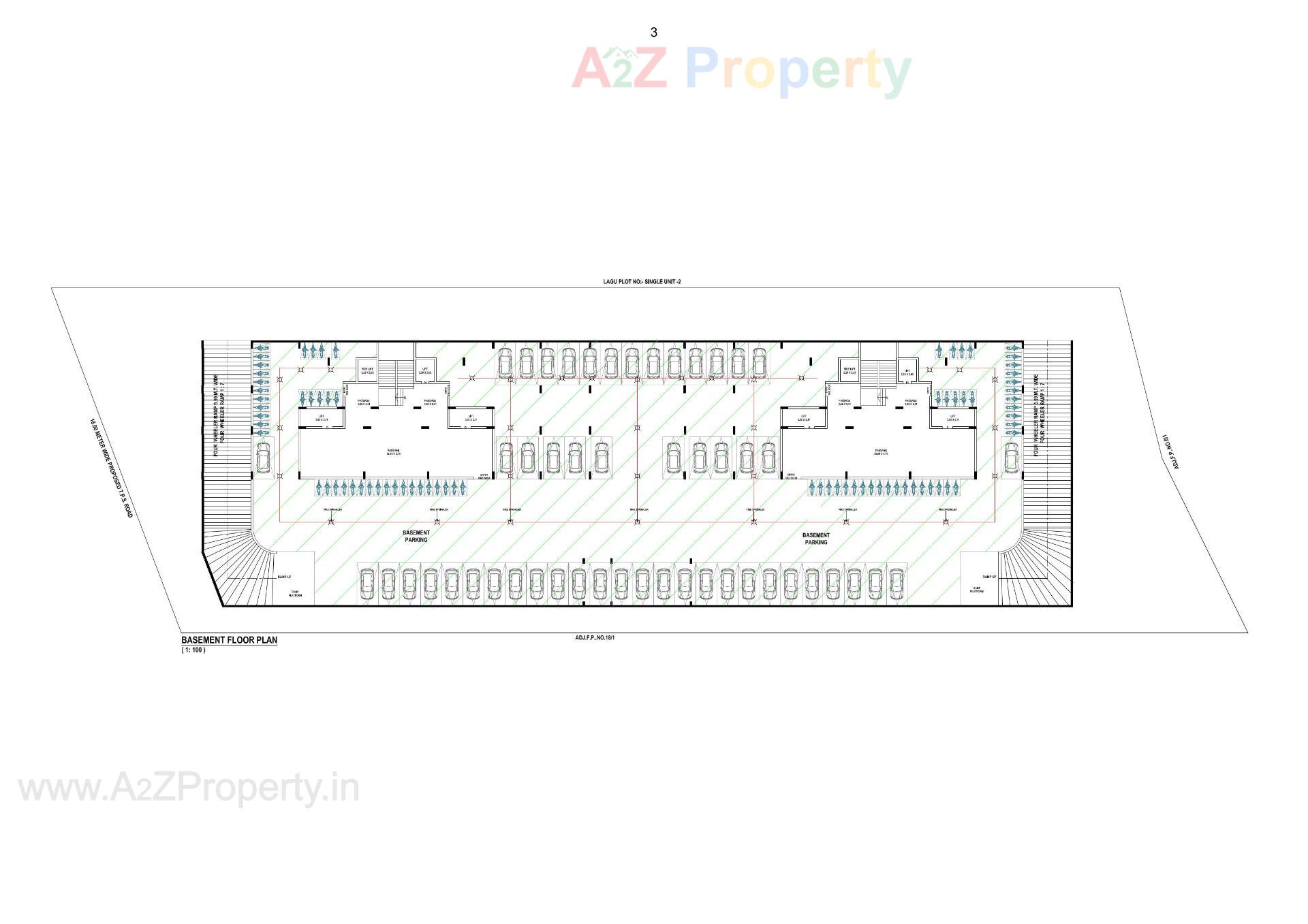 Layout of real estate project Diamond Hills located at Mota Mava, Rajkot, Gujarat