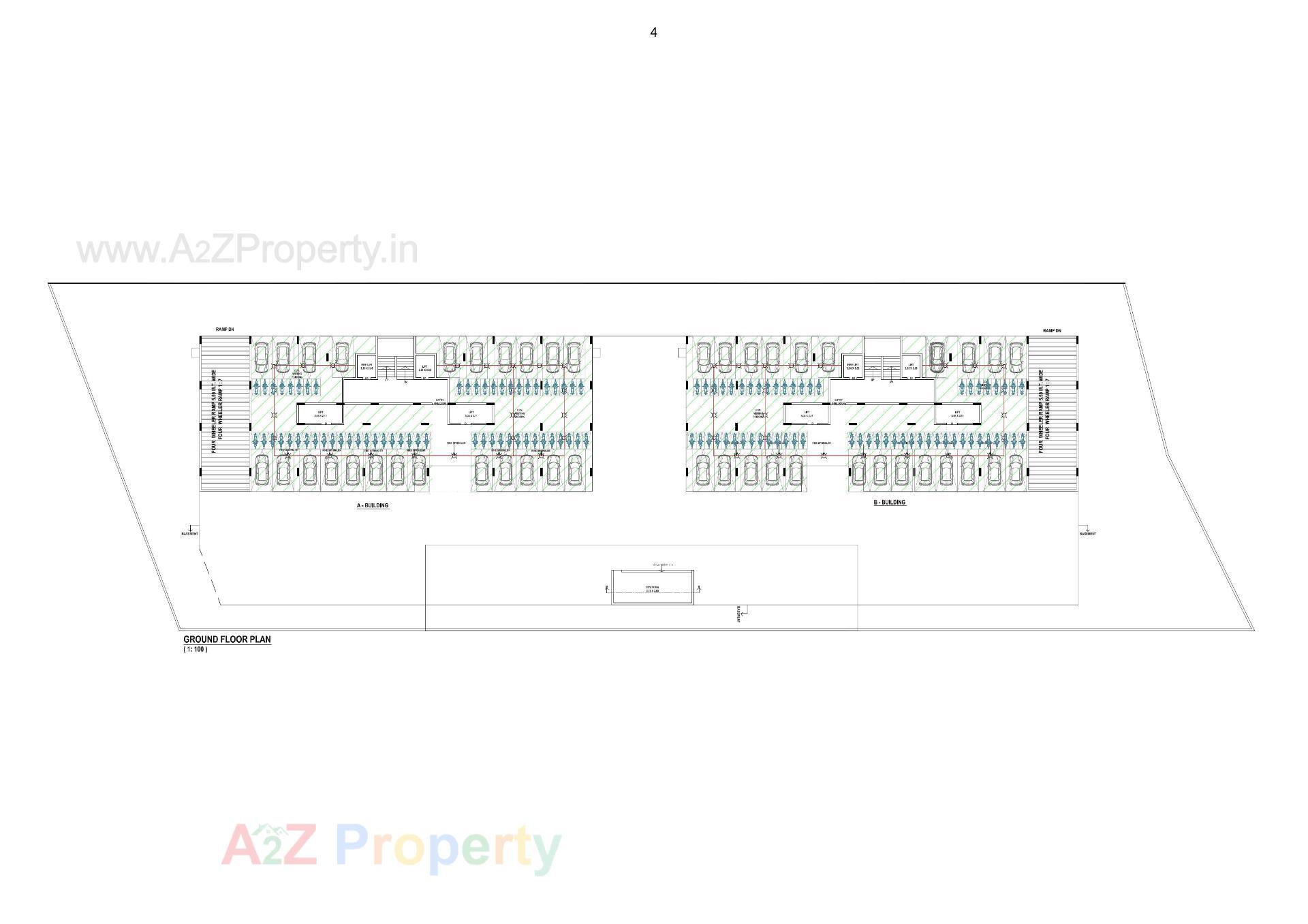 Layout of real estate project Diamond Hills located at Mota Mava, Rajkot, Gujarat