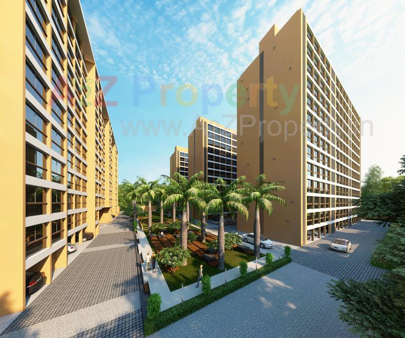 3D Elevation of real estate project Dream City located at Raiya, Rajkot, Gujarat