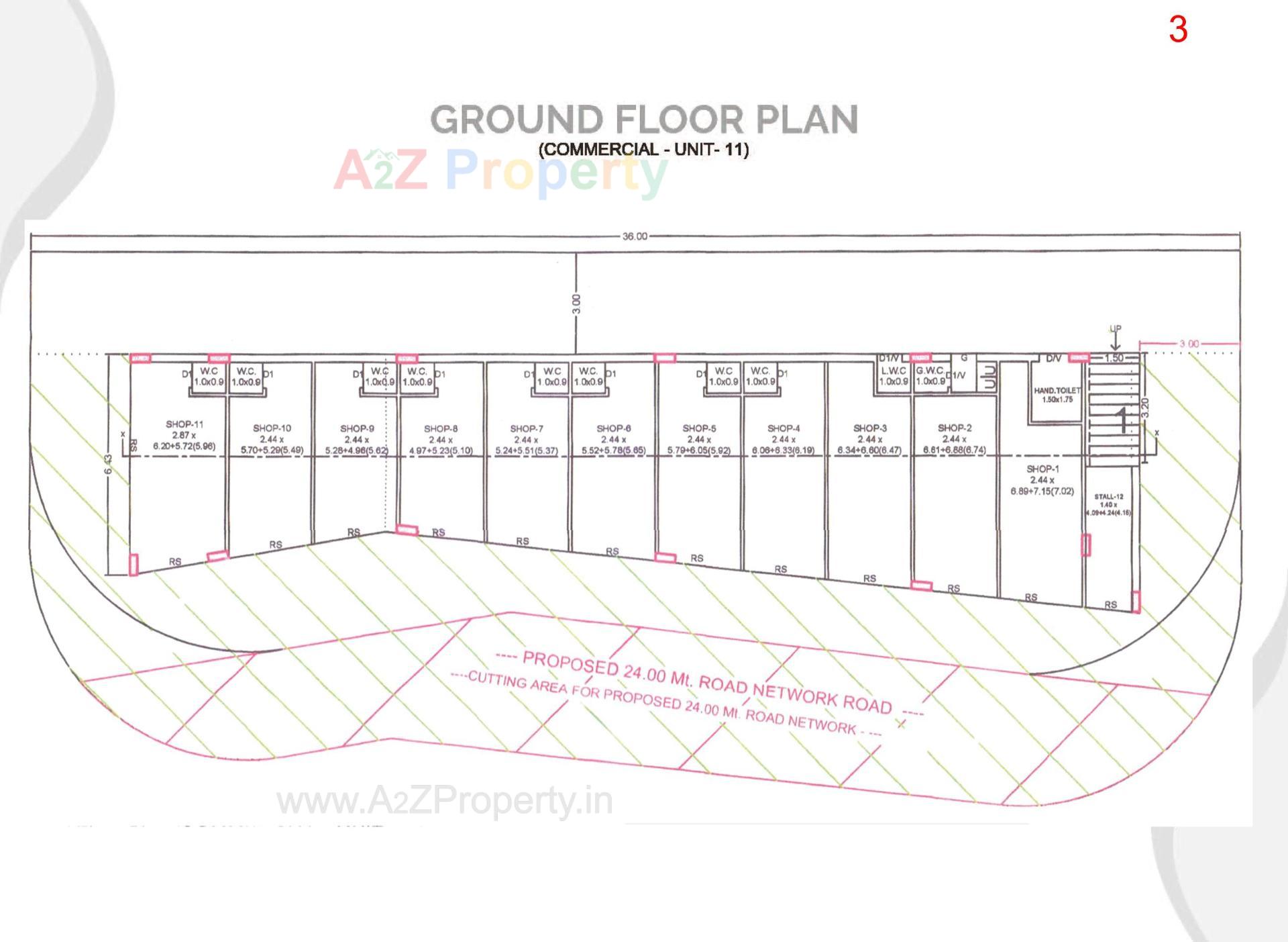Layout of real estate project Dream Key located at Kothariya, Rajkot, Gujarat