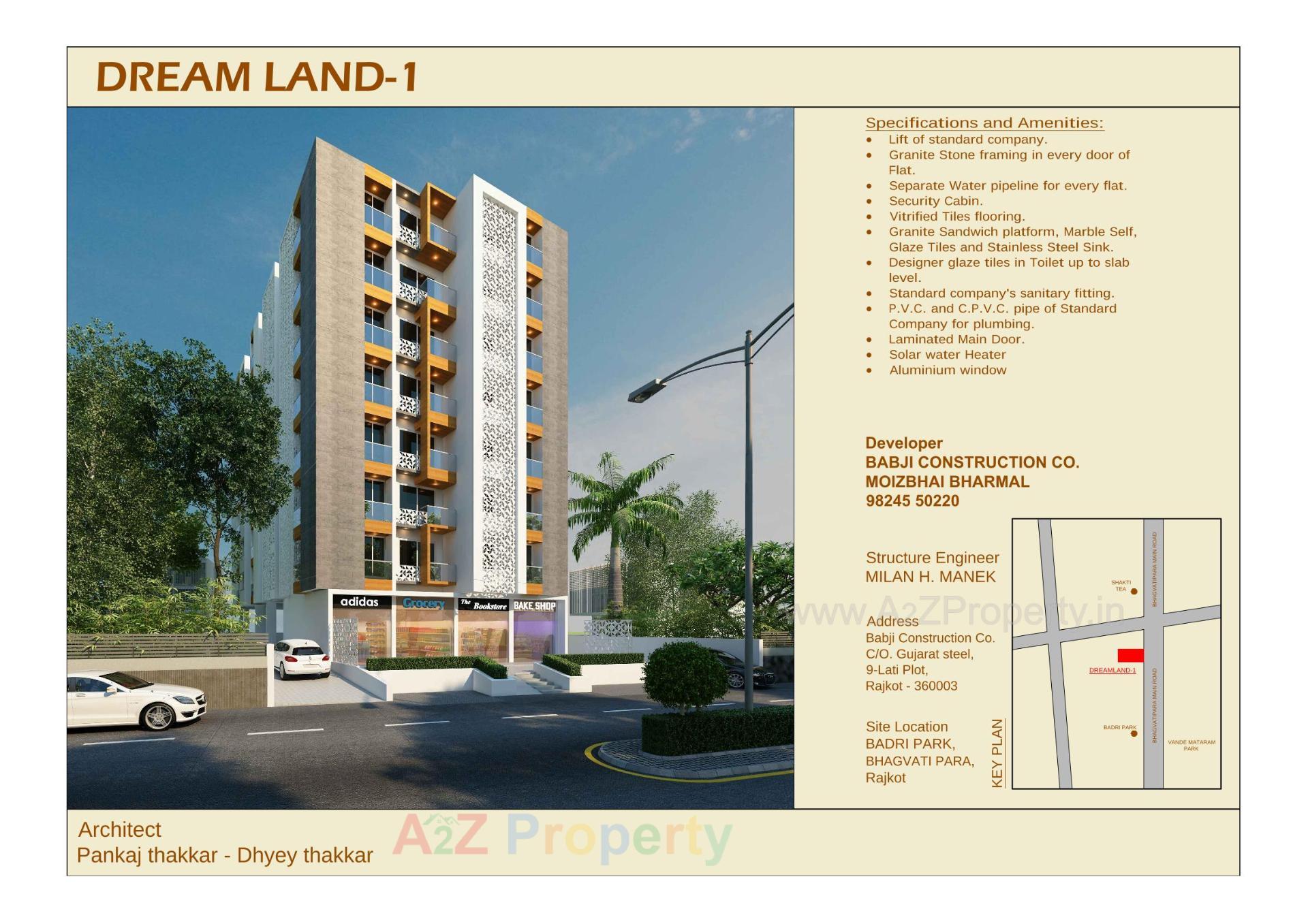 3D Elevation of real estate project Dream Land located at Rajkot, Rajkot, Gujarat