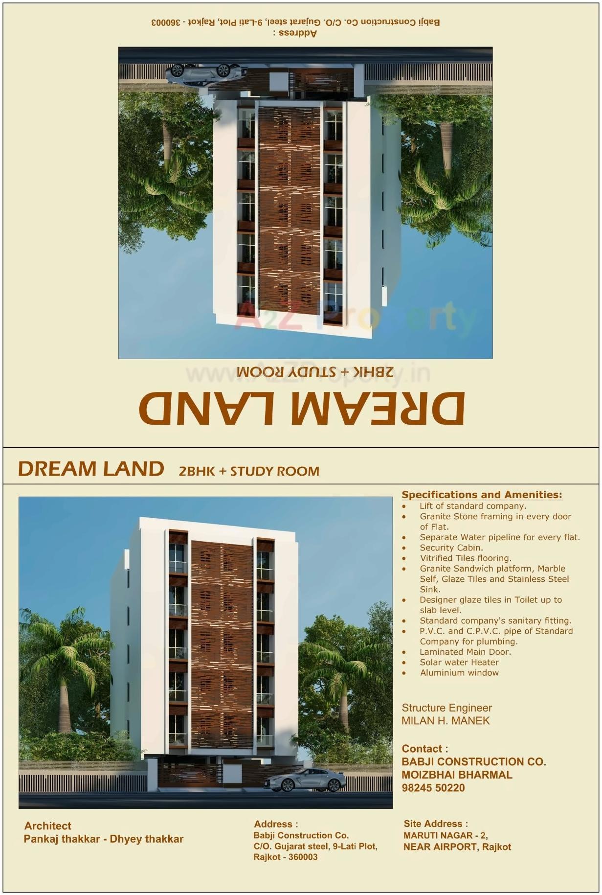 3D Elevation of real estate project Dream Land located at Rajkot, Rajkot, Gujarat