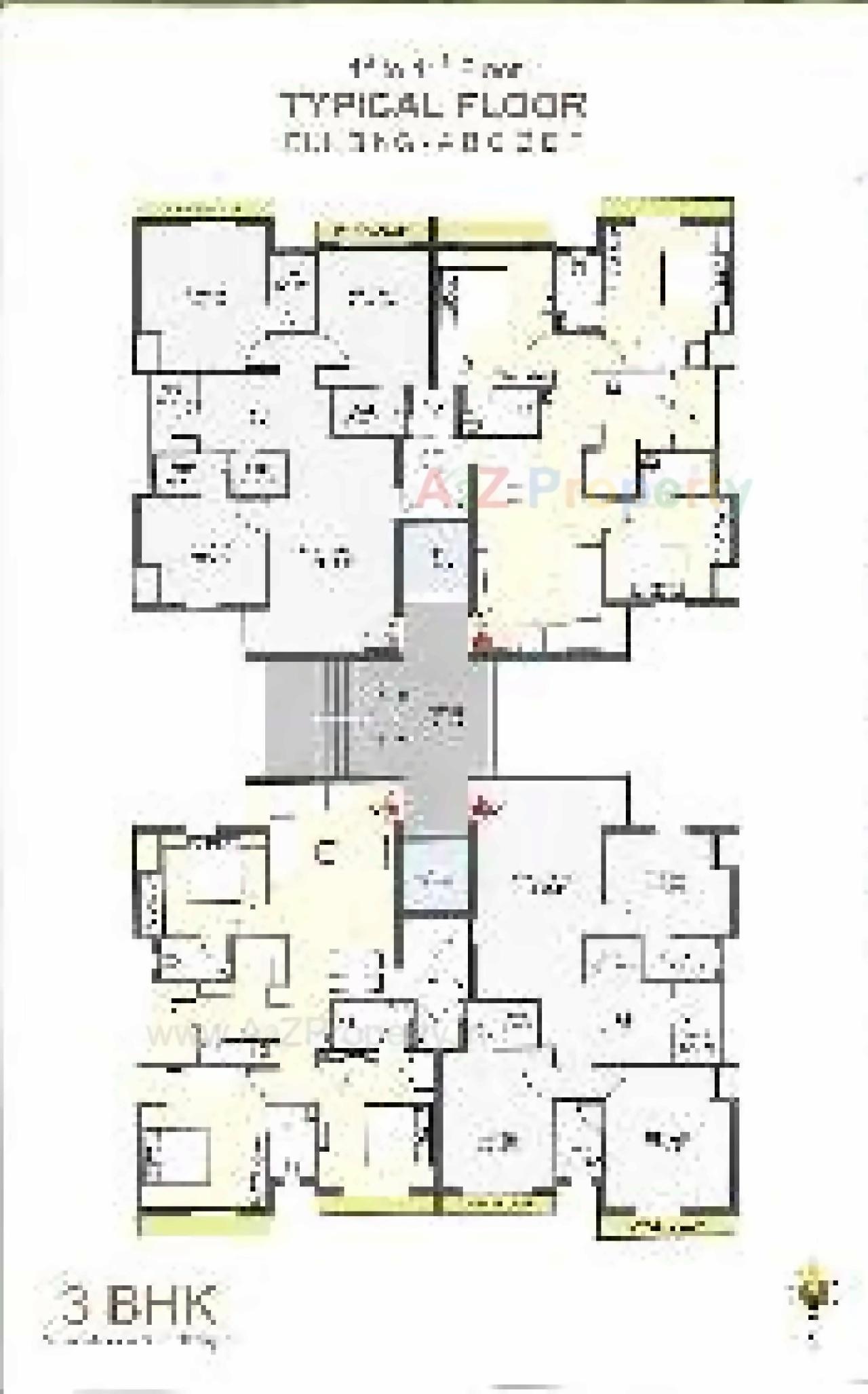 Layout of real estate project Dream Ville (unit G H I) located at Madhapar, Rajkot, Gujarat