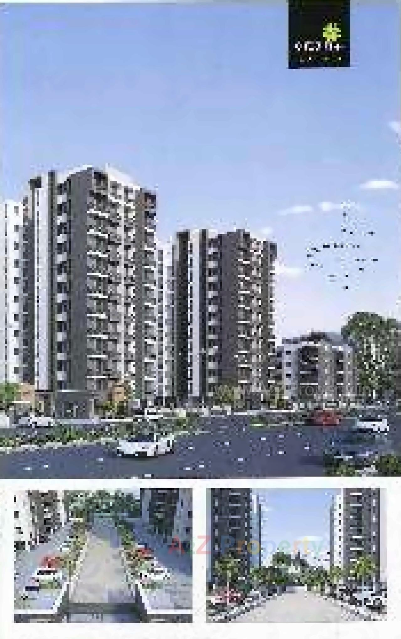 3D Elevation of real estate project Dream Ville (unit G H I) located at Madhapar, Rajkot, Gujarat